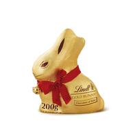 Lindt Sprungli Gold Bunny Latte, Coniglietto di Pasqua al Cioccolato al Latte, Pasqua, Formato 200 g