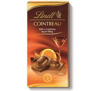 Lindt Tavoletta Cointreau, Tavoletta di Cioccolato al Latte ripiena al Cointreau, Formato tavoletta 100g