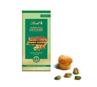 Lindt Tavoletta DUBAI STYLE CHOCOLATE, Tavoletta di Cioccolato al latte, ripiena pistacchio e kadayf, Formato 145g