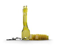 LINDY 10 x RJ-45 Port Blockers con chiave - Giallo