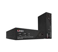 LINDY 100M CAT.6 DUAL HEAD HDMI, USB & RS232 EXTENDER