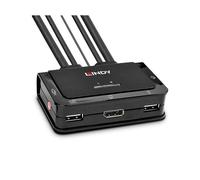 42344 switch per keyboard-video-mouse (kvm) Montaggio rack Nero, Switch KVM Nero, 4096 x 2160 Pixel, 4K Ultra HD, Montaggio rack, Nero
