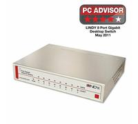 Lindy 8 Port Gigabit Switch Argento One Size / EU Plug