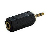 Lindy 3.5mm/2.5mm Stereo Adapter 2.5mm M 3.5mm FM Nero