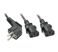 LINDY 30048 Cavo di rete Alimentazione [1x Spina schuko - 2x Presa IEC C13] 2.