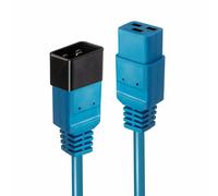Lindy 30122 Prolunga IEC Blu, 3m