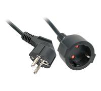 Lindy 30244 3 m 2 presa(e) AC Interno Accoppiatore C13 Nero Fusibile di ingresso