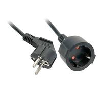 LINDY 30244 Alimentazione Prolunga Nero 3 m H05VV-F 3G 1,5 mm²