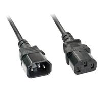 LINDY 30332 Prolunga Deluxe Alimentazione [1x Spina IEC C13 - 1x Presa IEC C14