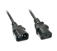 Prolunga deluxe corrente lindy 1x spina iec c13 presa c14 5 m nero