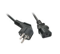 Lindy 30334 cavo di alimentazione Nero 0,7 m Spina di alimentazione di tipo A IEC C13 (0.7m Schuko to C13 Mains - Cable, lead f NEW