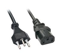 Lindy 30418 Switzerland Black IEC Mains Cable black 0,7 m