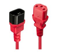 Lindy 30478 cavo di alimentazione Rosso 2 m Accoppiatore C14 Accoppiatore C13