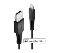 Lindy 31290 Cavo di ricarica rinforzato USB Tipo A a Lightning, 0.5m