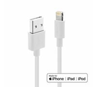 CAVO LINDY USB A TO LIGHTNING C89. M/M. 1MT. (TIPO APPLE). BIANCO. 31326