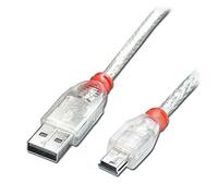 Lindy 31686 - Cavo USB 2.0 - Tipo A Maschio / Tipo Mini-B Maschio - 3m