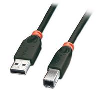 Lindy 31845 - Cavo USB 2.0 Tipo A/B M/M - 2m - Nero