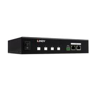 Lindy 32622 Alimentatore, 1U, Metallo Nero, 4 Uscite AC, C13