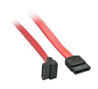 LINDY 33350 SATA Cable Right Angled Connector Red 0.2m ()