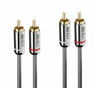 Lindy 35349 cavo audio 10 m 2 x RCA Antracite