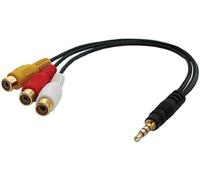 Lindy 35539 - Cavo Adattatore AV jack da 3.5mm a 4 segmenti