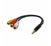 Lindy 35539 Cavo Adattatore AV jack da 3.5mm a 4 segmenti