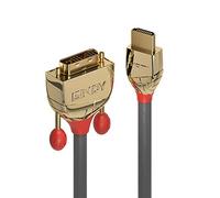 Lindy 36199 Cavo di interfaccia e Adattatore HDMI DVI-D Oro