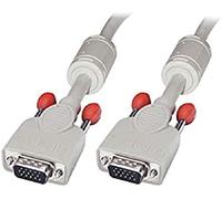 Lindy 36341 Cavo Monitor S-VGA Grigio, 1m