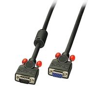 Lindy Cavo VGA 36391 M/F, 0,5 m, Nero
