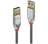 LINDY 36625 Cavo USB USB 3.2 Gen1 Spina USB-A, Spina USB-A 0.50 m Grigio