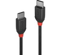 LINDY 36905 Cavo USB USB 3.2 Gen2x2 Spina USB-C®, Spina USB-C® 0.50 m Nero conn