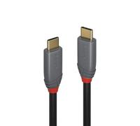 LINDY 36909 - Cavo USB 3.2 tipo C, 7 m, 10 Gbit/s, 100 W PD, linea anthra