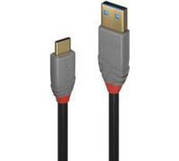 Lindy 36919 cavo USB 3 m USB C USB A Nero (3m USB 3.2 Type A to C Cable, - 10Gbps, 5A, PD, Anthra Line) NEW