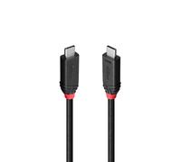 LINDY - Cavo USB 4 da 2 m, 240 W, tipo C, 40 Gbps, nero