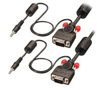 Lindy 37300 Cavo VGA & Audio Premium M/M, 3m