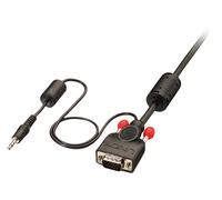 Lindy 37303 cavo video e adattatore 10 m VGA (D-Sub) + 3,5 mm Nero - Nouvo