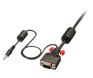 Lindy 37303 cavo video e adattatore 10 m VGA (D-Sub) + 3,5 mm Nero - Nouvo