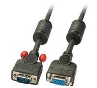 Lindy 37458 Prolunga Monitor VGA M/F, 15 m, Nero