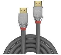 LINDY 37875 HDMI Cavo Spina HDMI-A, Spina HDMI-A 7.50 m Grigio UHD 4K; Cavo HD