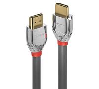 Lindy 37876 cavo HDMI 10 m HDMI tipo A [Standard] Grigio (10M Standard Hdmi Cable, - Cromo Line - Warranty: 120M)