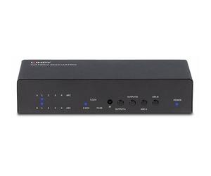 Lindy 38084 Commutatore a matrice AV 3840 x 2160 Pixel 18 Gbit/s Nero Metallo