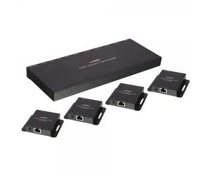 Lindy 38155 estensore KVM Trasmettitore e ricevitore (70M CAT.6 4 PORT HDMI IR S