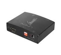 Lindy 38167 convertitore audio Nero (Hdmi 4K Audio Extractor With - Bypass - War