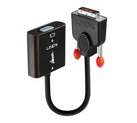 Lindy 38189 cavo e adattatore video 0,1 m DVI-D VGA (D-Sub) Nero