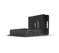 Lindy 38208 moltiplicatore AV Trasmettitore e ricevitore AV Nero (70M Cat.6 Hdmi