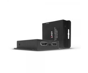Lindy 38208 moltiplicatore AV Trasmettitore e ricevitore AV Nero (70M Cat.6 Hdmi
