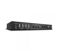 Lindy 38267 moltiplicatore AV Ricevitore AV Nero (4K HDMI USB OVER IP EXTENDER -