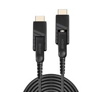 Lindy 38322 cavo HDMI 30 m tipo D [Micro] Nero (30M FIBRE OPTIC HYBRID - MICRO-HDMI 18G CABLE) [38322]