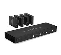 Lindy Moltiplicatore AV trasmettitore e ricevitore 38328 Cat.6 Matrice 4x4 HDMI 4K60 70 m Nero