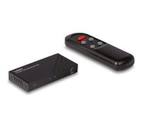 Lindy 38337 HDMI Micro-USB Metallo Nero 60 Hz 48 Gbit/s 2 Port HDMI 8K60 Switch